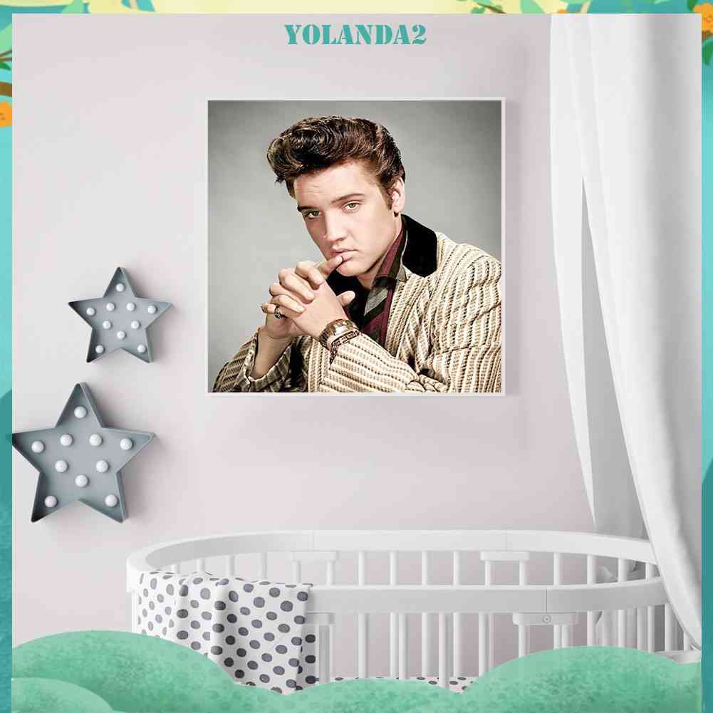 Tranh Đính Đá Kim Cương Toàn Bộ 5D DIY Hình Elvis Presley