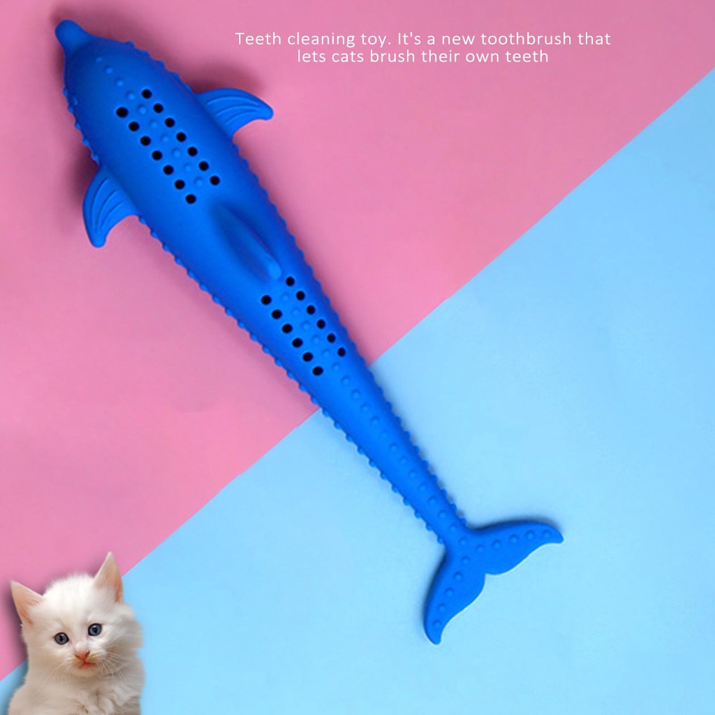 Bàn Chải Đánh Răng Tự Động Bằng Silicone Cho Thú Cưng