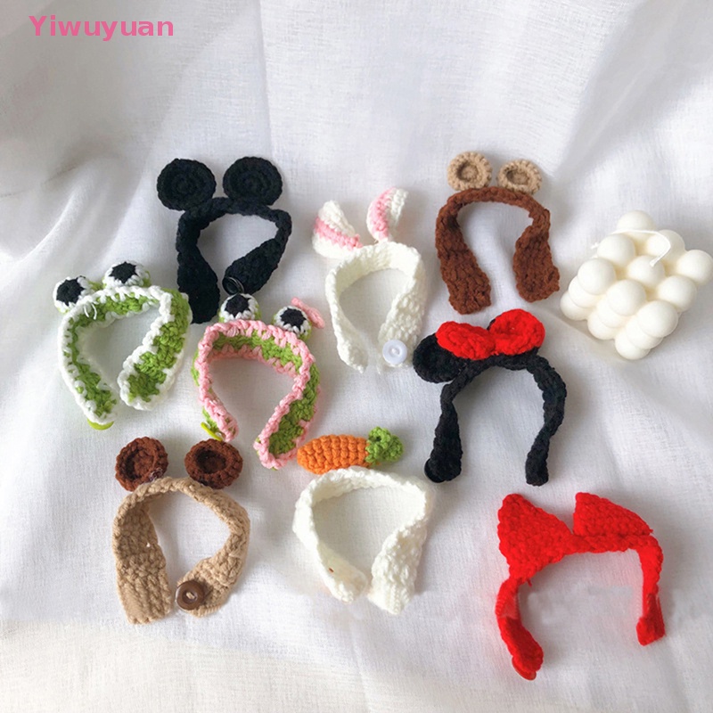 < Yiwuyuan > Vòng Đeo Tay Đan Len Thủ Công Hình Tai Thỏ / Cà Rốt / Ếch Thời Trang Cho Học Sinh