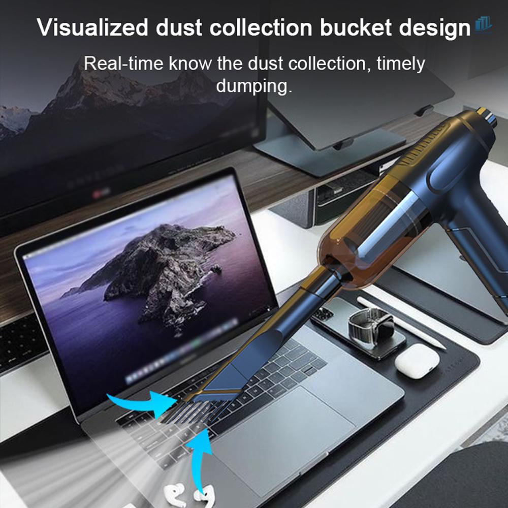 Máy Hút Bụi Cầm Tay 2 Trong 1 Đa Năng Có Động Cơ Hút / Thổi / Thổi Gió Mạnh Cho Nhà Ở / Văn Phòng / Xe Hơi s2mwvn