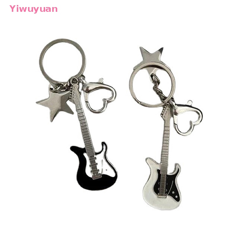 Móc Khóa Hình Đàn Ghita / Ngôi Sao / Trái Tim Thời Trang Mới