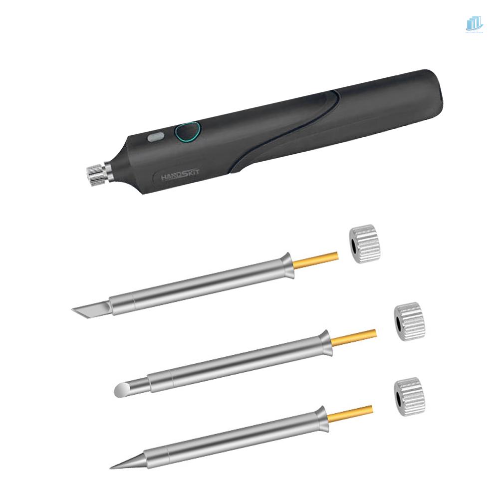 Bộ Mỏ Hàn Điện Mini Không Dây Sạc USB Có Thể Điều Chỉnh Nhiệt Độ