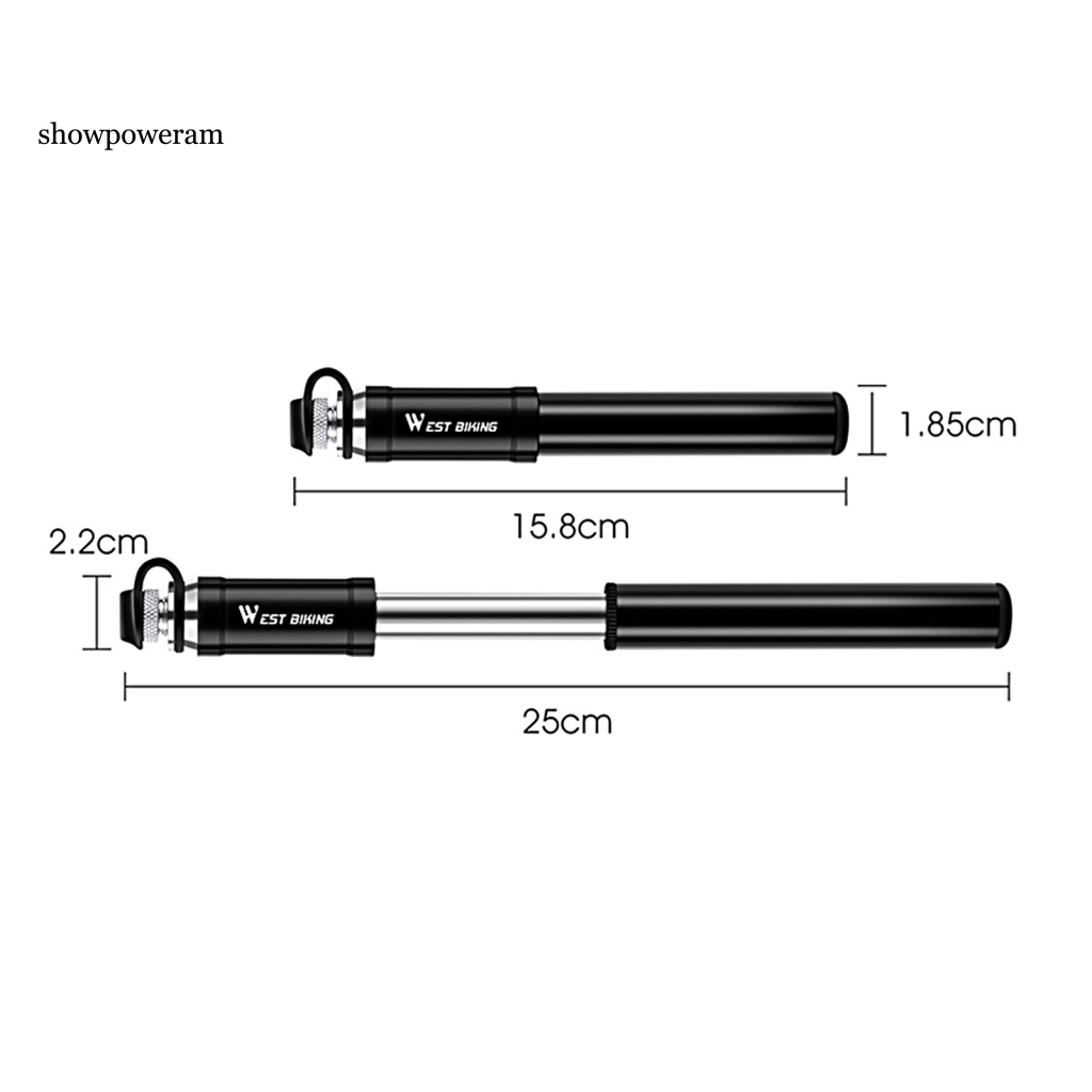 1 Bộ Ống Bơm Hơi Xe Đạp Leo Núi Bằng Hợp Kim Nhôm Chống Bụi
