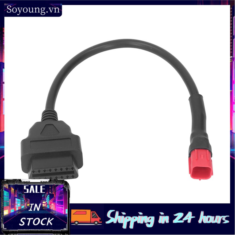Soyoung OBD2 Diagnostic Cable  Long Lasting 6 Pin To 16 Pin Plug and Play Heat Resistant Diagnostics  Cable Rubber  for Vehicles