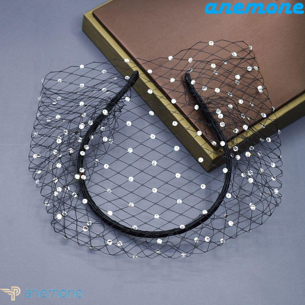 Mặt Nạ Lưới Ngắn Quyến Rũ Thanh Lịch Cho Đám Cưới|Mạng Che Mặt Cô Dâu Sang Trọng