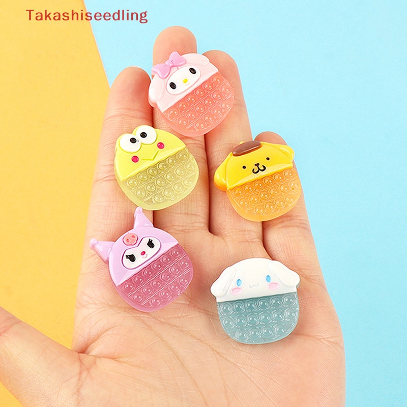 (Takashiseedling) Miếng Dán Trang Trí Tủ Lạnh Mô Phỏng Thủ Công Màu Dạ Quang Hình Chú Chó Hoạt Hình Kuromi