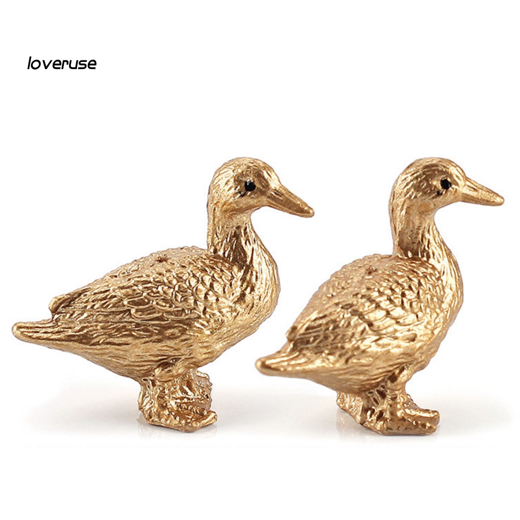 Set 12 Tượng Động Vật Màu Sắc Vàng Dùng Để Trang Trí