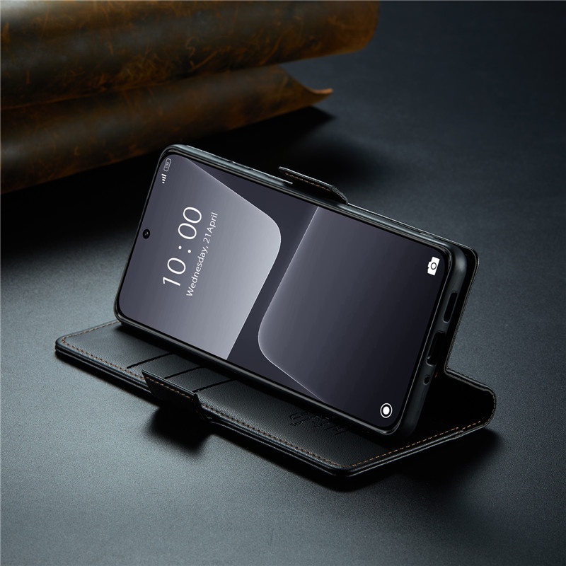 Bao Da Điện Thoại Dạng Ví Sang Trọng Dành Cho Xiaomi 13 Pro Lite 12 12t 11t Poco X5 Pro 12s 12x Ốp