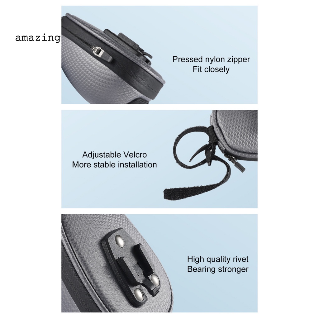 Túi Đựng Đồ Dùng Gắn Yên Xe Đạp Leo Núi Siêu Nhẹ 3 Màu Tùy Chọn Tiện Dụng