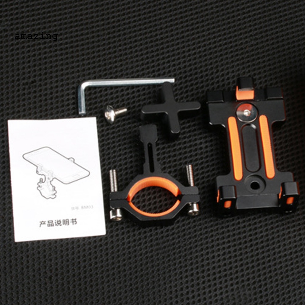 Giá Đỡ Điện Thoại Bằng Hợp Kim Nhôm Gắn Xe Đạp Leo Núi Tiện Dụng