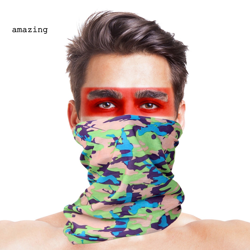 Set 5 Khẩu Trang Thể Thao Rằn Ri Che Phủ Toàn Diện Chống Tia UV Chống Bụi