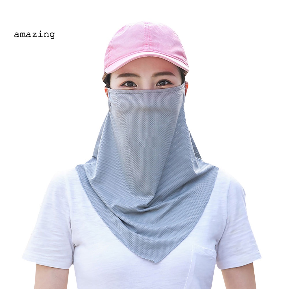 Khẩu Trang Chống Nắng Chống Tia UV Thoáng Khí Màu Sắc Đơn Giản