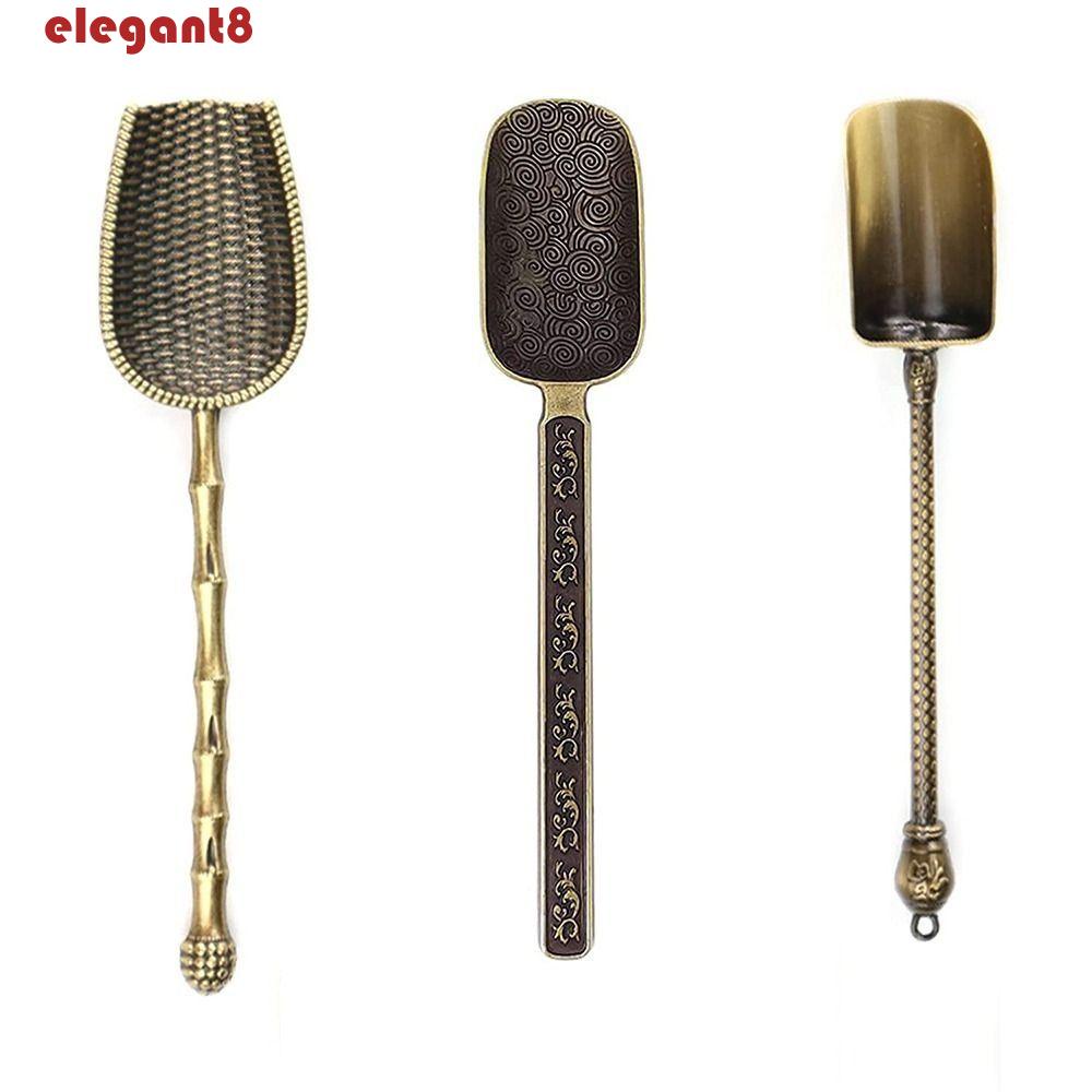 Muỗng Múc Trà Bằng Kim Loại Thiết Kế Cổ Điển Thanh Lịch