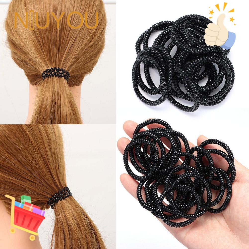 Bộ 20 Dây Cột Tóc Dạng Điện Thoại Siêu Mỏng Thời Trang Cho Bạn Gái