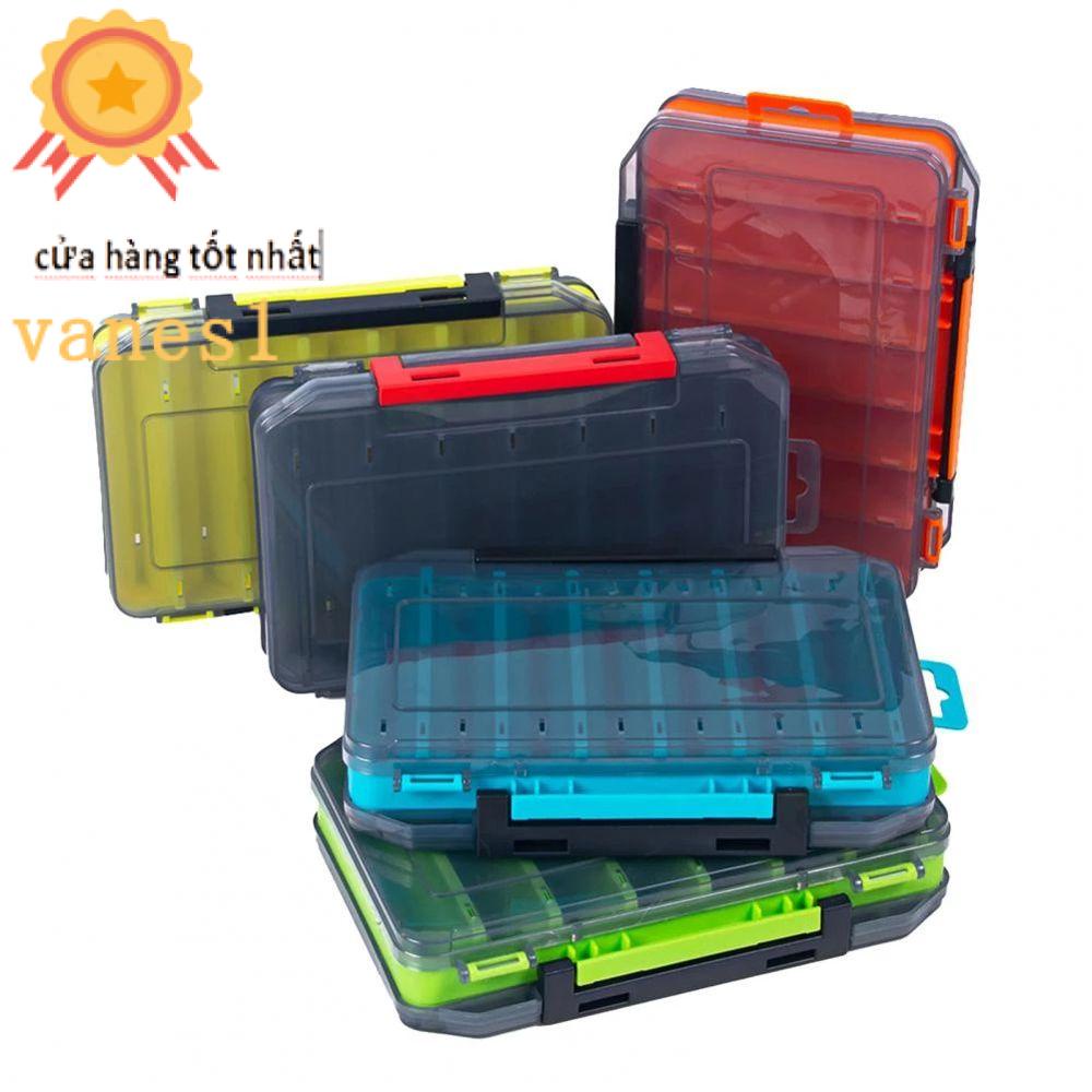 Hộp Đựng Móc Câu Cá 14 Ngăn Bằng Nhựa Chống Nước Đa Năng VANES1