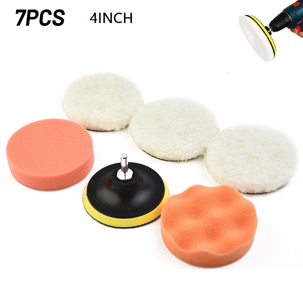 Bộ 7 Miếng Đệm Đánh Bóng Xe Hơi