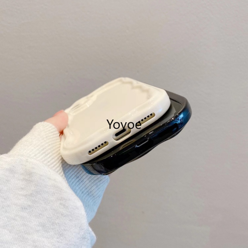 Ốp Điện Thoại Silicone Mềm Trong Suốt Chống Sốc Mẫu Mới 3D Cho iPhone 11 12 13 14 Pro Max X XS Max XR 8 7 Plus