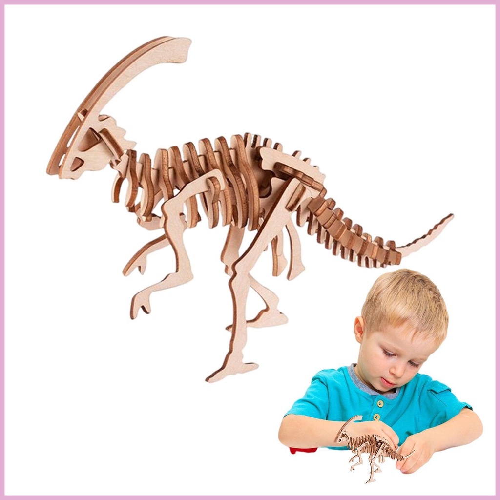 Mô Hình Đồ Chơi Lắp Ráp Khủng Long 3D Mini DIY