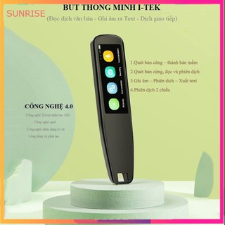 Bút phiên dich I-tek C22, bút scan dịch đa ngôn ngữ, bút ghi âm phiên dịch Tiếng Việt