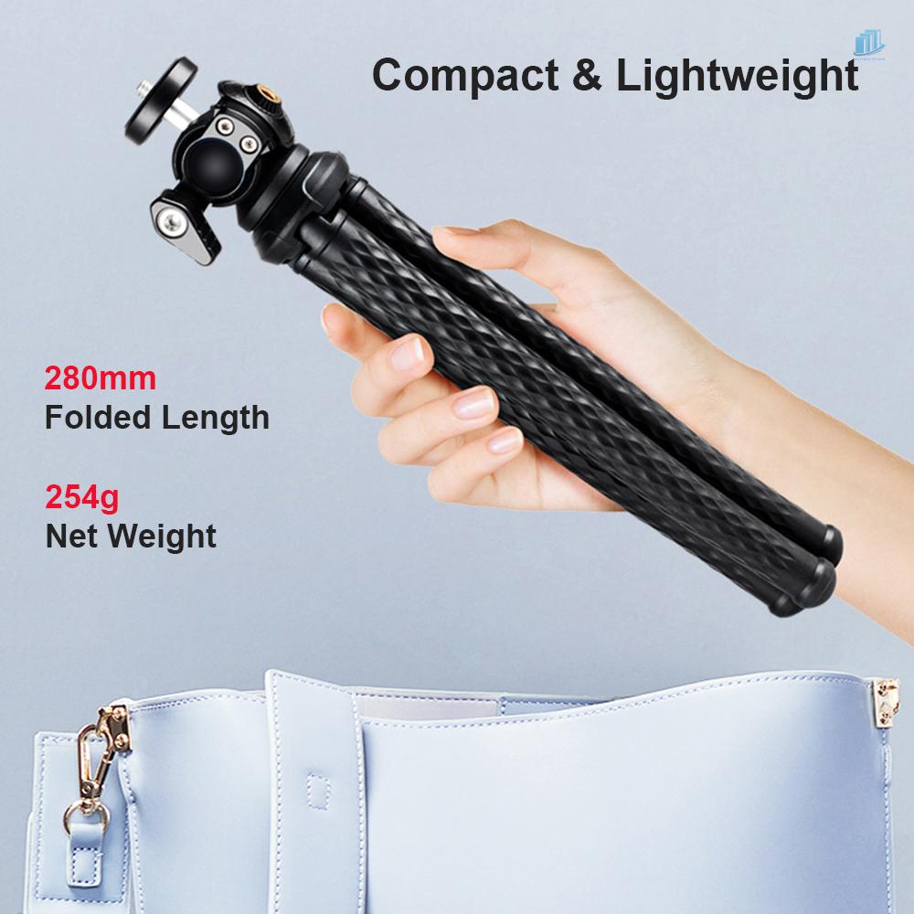 Chân Tripod Bạch Tuộc Linh Hoạt Với Ốc Vít 1 / 4 Inch Và Giá Đỡ Chịu Tải 1.5kg Cho Điện Thoại / Máy Ảnh