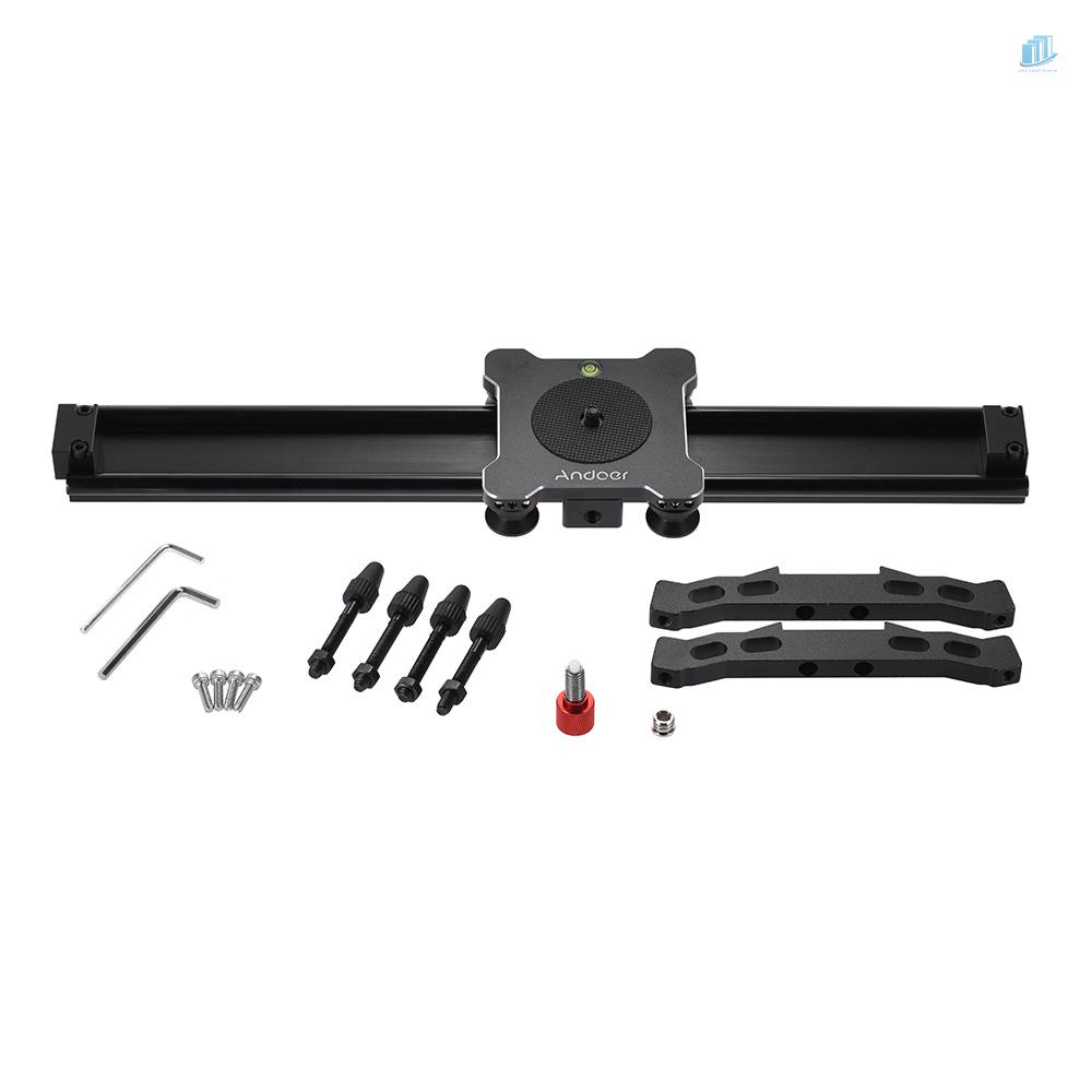 Đường Ray Máy Ảnh Di Động Bằng Hợp Kim Nhôm Andoer 40cm / 15.7in Cho smartwatchinone Máy Quay Phim 6kg / 1.3lb 6kg Chuyên Dụng Cho DSLR DV Camcorder Video Fi Fi