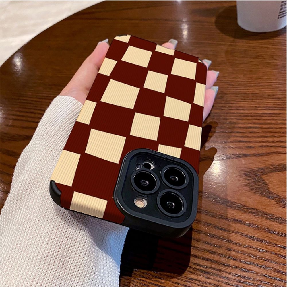 Ốp Điện Thoại TPU Chống Rơi Họa Tiết Kẻ Sọc Đơn Giản Cho IPhone 11 14 13 12 Pro Max X XR 8 7 Plus SE