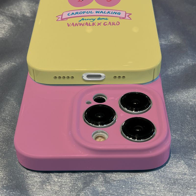 Ốp Điện Thoại Màu Kẹo Phong Cách Retro Cho Iphone 8 13Plus 11Promax 7 14 Xr 12 / xs 8IFR