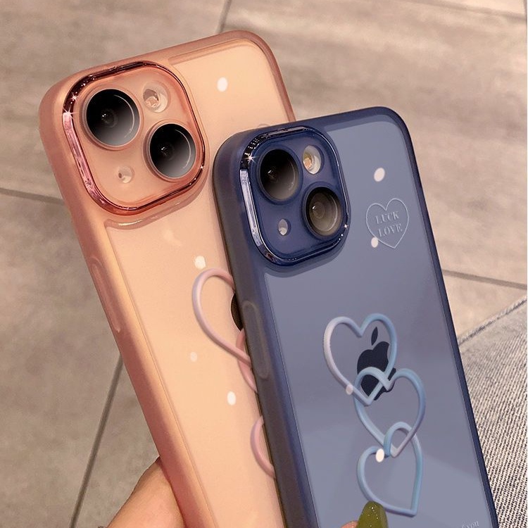 Ốp Điện Thoại Chống Sốc Kèm Miếng Dán Bảo Vệ Ống Kính Máy Ảnh Cho Iphone 14 / 7x / 11 plus 13 1214xs8p