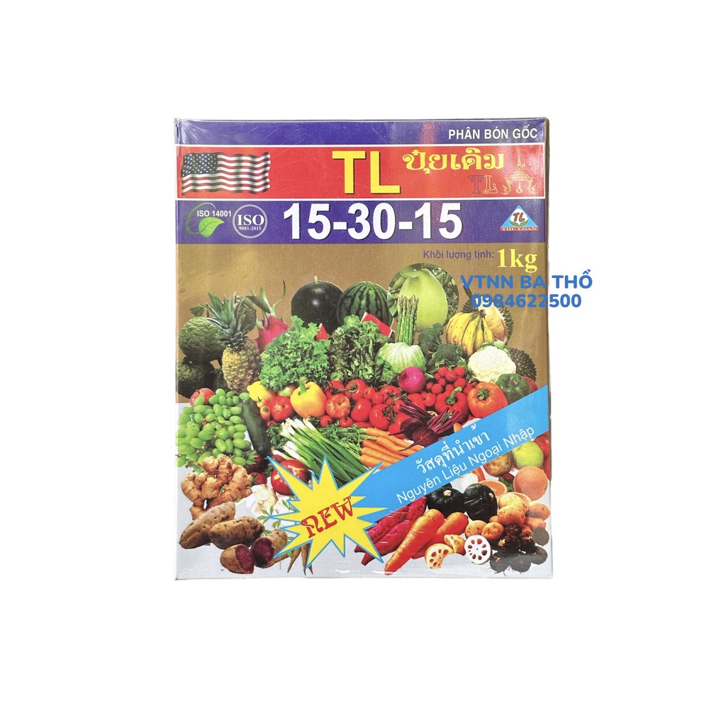 Phân Bón Lá TL 15.30.15 kg (hộp)