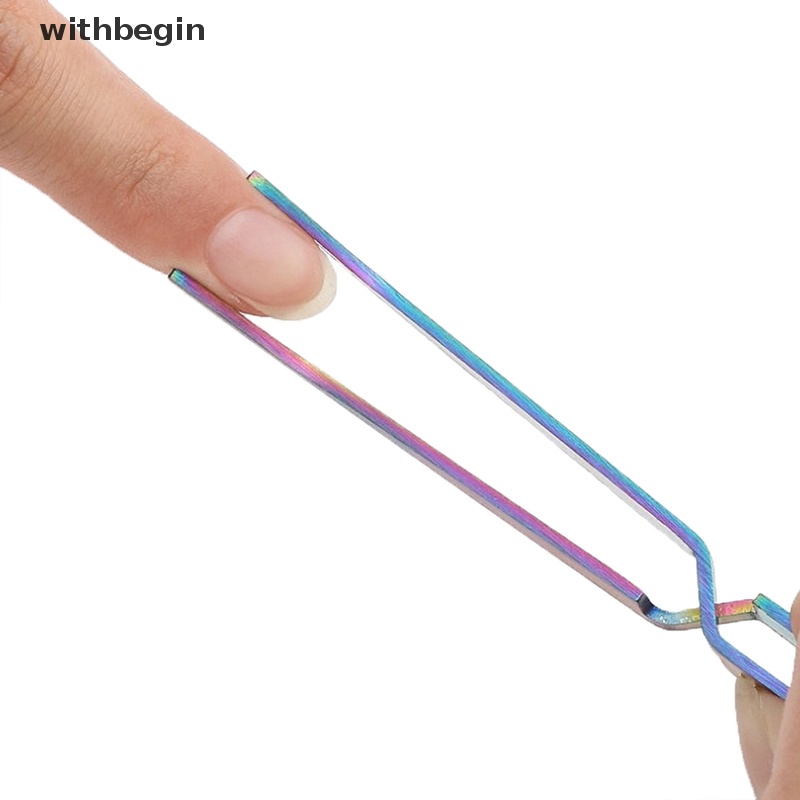 1 Nhíp Định Hình Trang Trí Móng Tay Nghệ Thuật Bằng Thép Không Gỉ