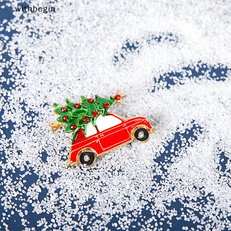 Ghim Cài Áo Hình Cây Thông Giáng Sinh Tráng Men Dễ Thương