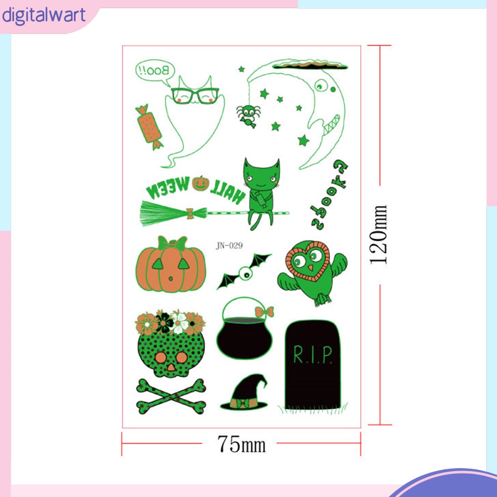 Miếng Dán Hình Xăm Phát Quang Chống Nước Chống Mồ Hôi Thân Thiện Với Môi Trường DIY Dành Cho Trẻ Em