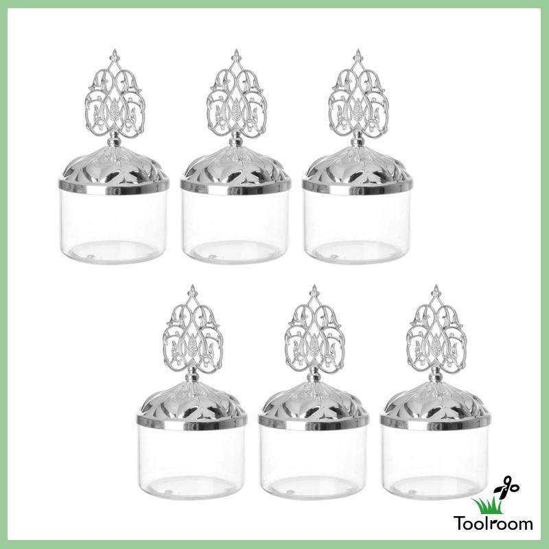 Set 6 Hũ Đựng Kẹo Có Nắp Cho Sinh Nhật