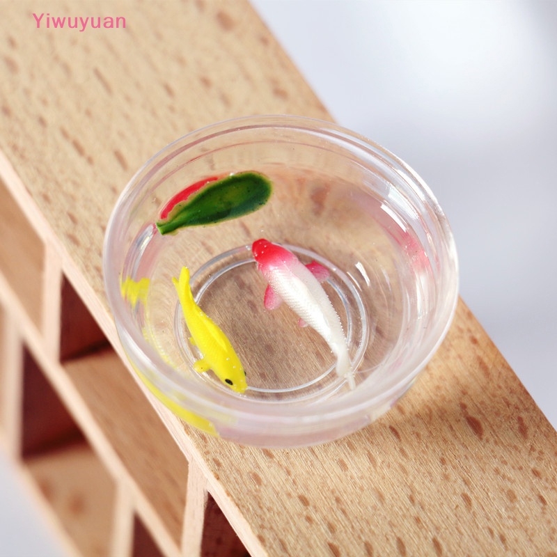 Đồ trang trí Hồ Cá Mini Bằng PVC Trang Trí Nhà Búp Bê Mới