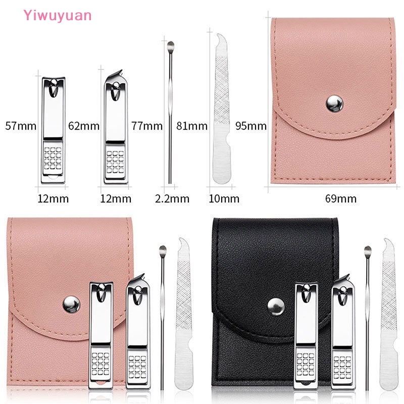 Bộ 4 / 7 Dụng Cụ Chăm Sóc Móng Tay Bằng Thép Không Gỉ Mới