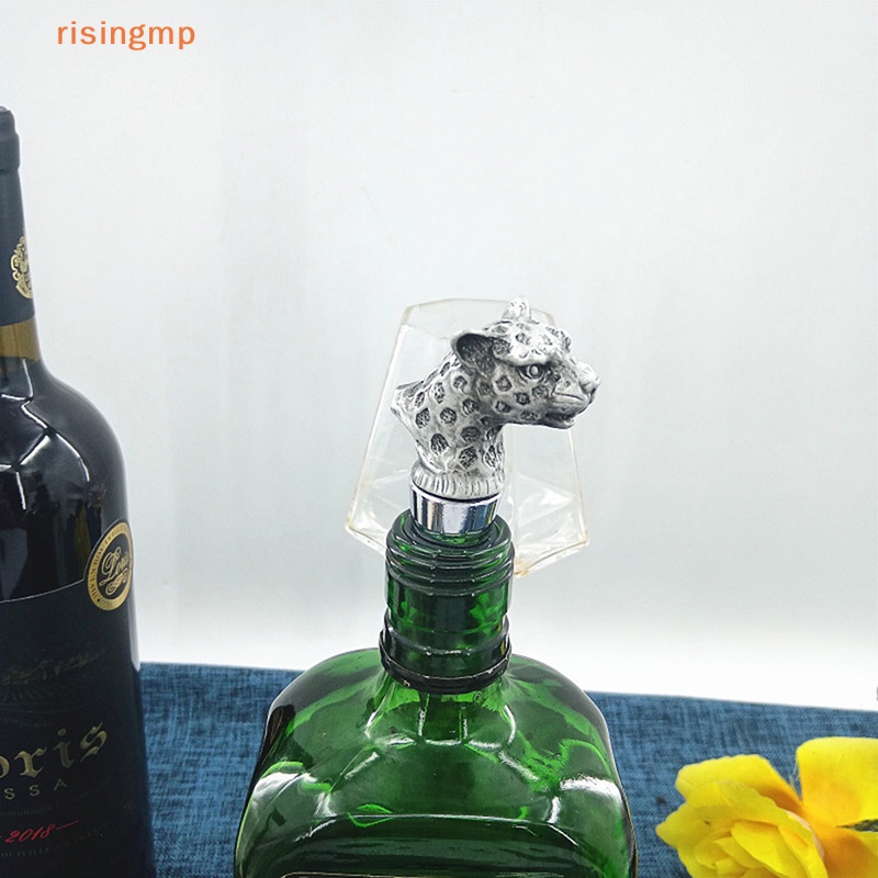 Nút Chặn Chai Rượu Vang Bằng Hợp Kim Kẽm Hình Đầu Báo Độc Đáo