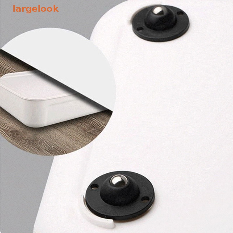 Bánh Xe Ròng Rọc Mini Xoay 360 Độ Tự Dính Bằng Inox Chuyên Dụng Cho Thùng Rác Nội Thất