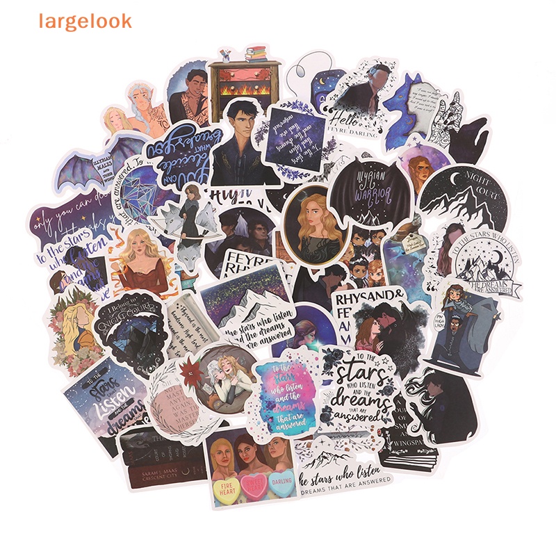 Set 60 Sticker Acotar Merchandise Chống Thấm Nước Dùng Để Trang Trí Đồ Họa