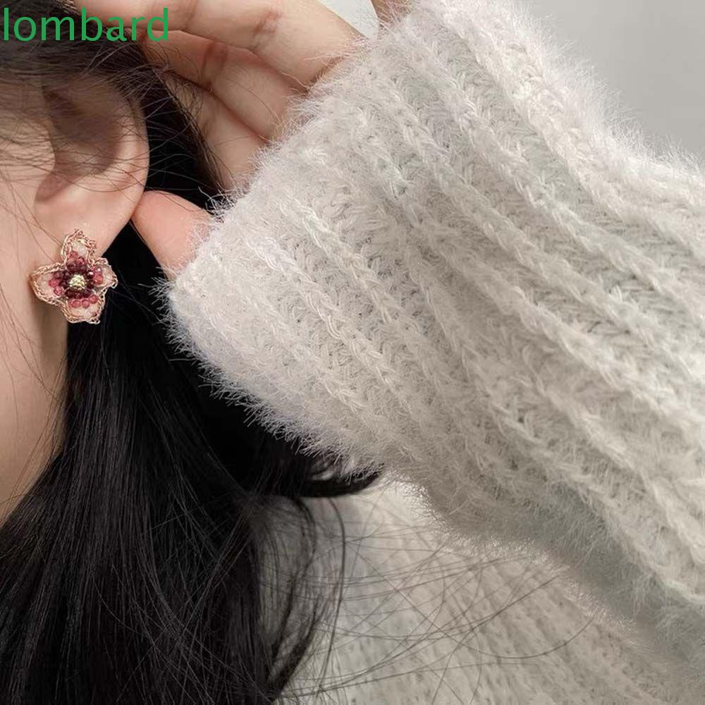 Bông Tai Hợp Kim Dáng Dài Thiết Kế Đơn Giản Ngọt Ngào Cho Nữ|Bông Tai Đinh Tán Thiết Kế Cá Tính Thời Trang