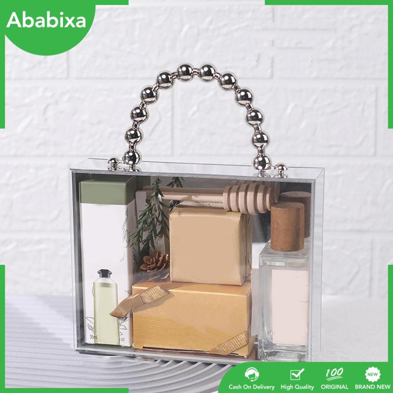 Hộp Đựng Hoa Trong Suốt Chống Vỡ Có Tay Cầm Trang Trí Đám Cưới