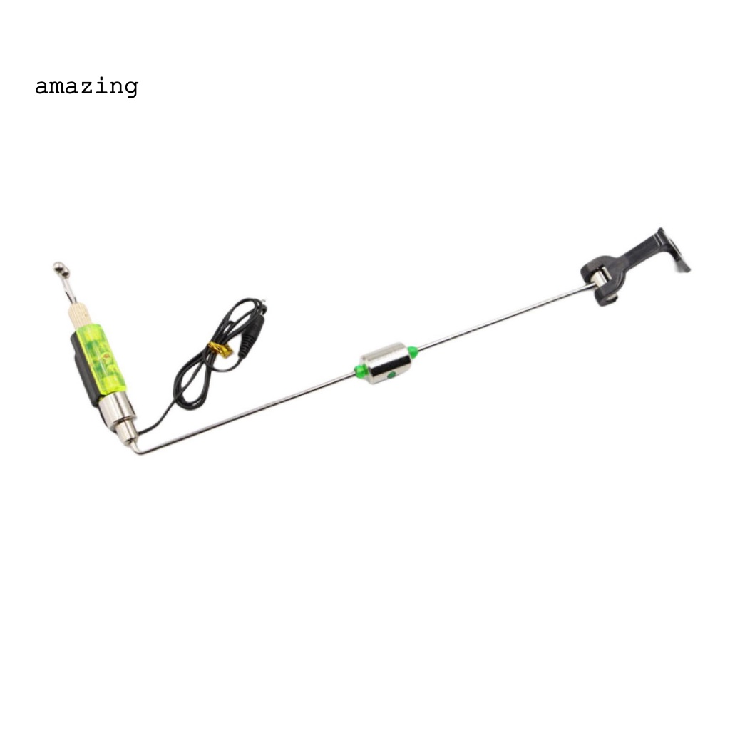 Chuông Báo Cá Cắn Câu Bằng Kim Loại Có Đèn LED Độ Nhạy Cao Chống Thấm Nước