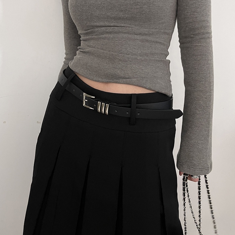 Thắt Lưng Thiết Kế Đơn Giản Thời Trang Theo Phong Cách Hàn Quốc