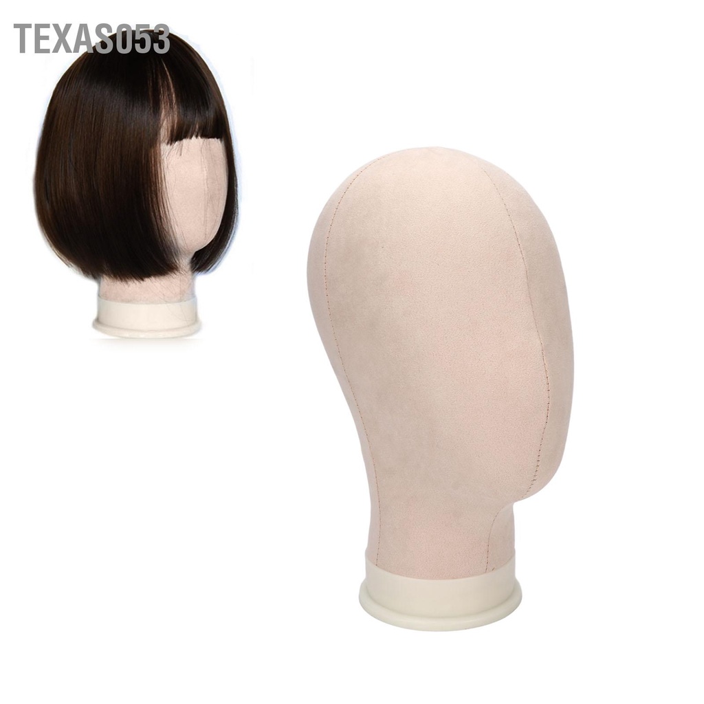 Texas053 Đầu tóc giả bằng vải khối 11 8 inch để làm Mô phỏng đầu ma-nơ-canh có ghim