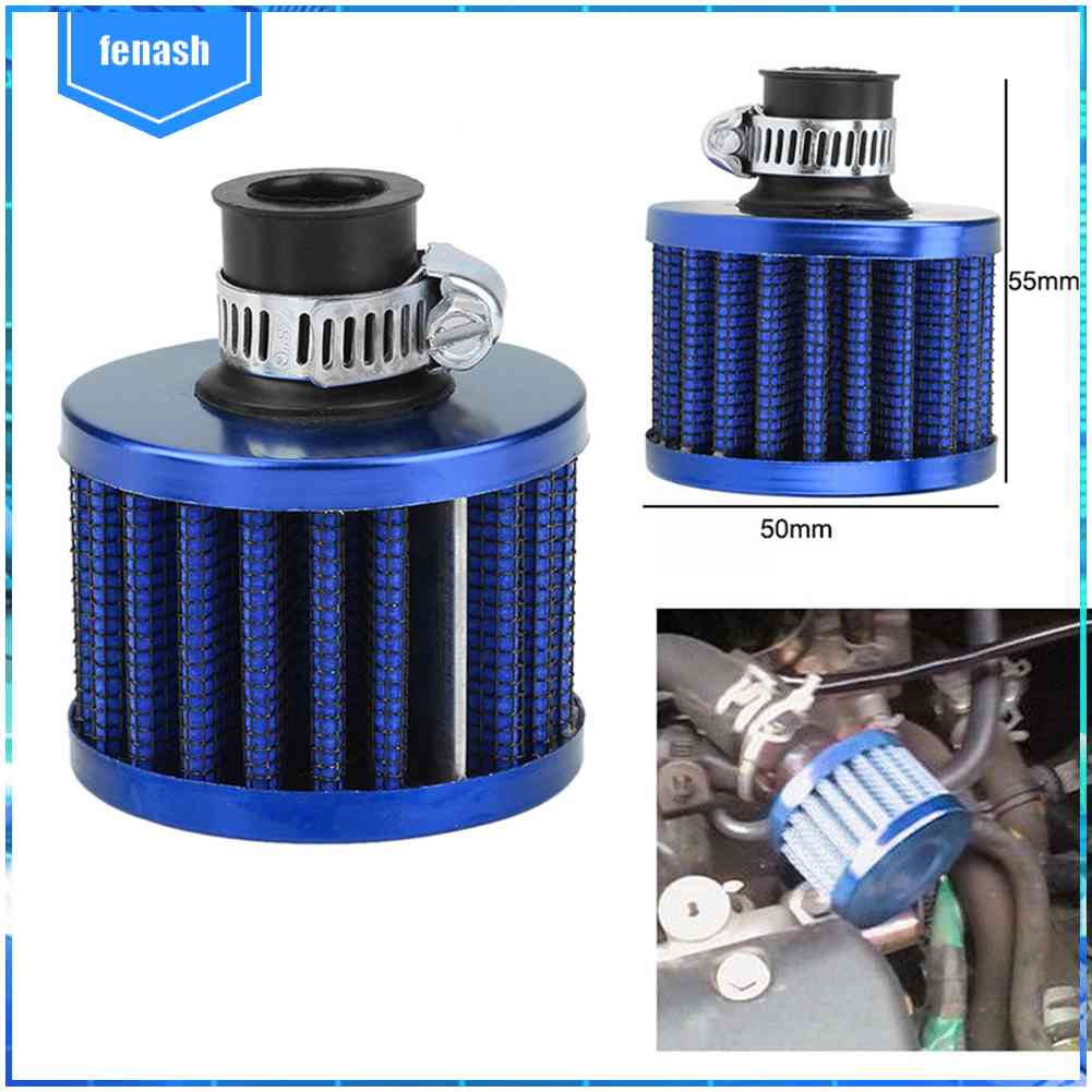 Bộ Lọc Không Khí 12mm Màu Đỏ / Xanh Dương Thông Dụng Cho Xe Hơi / Xe Máy