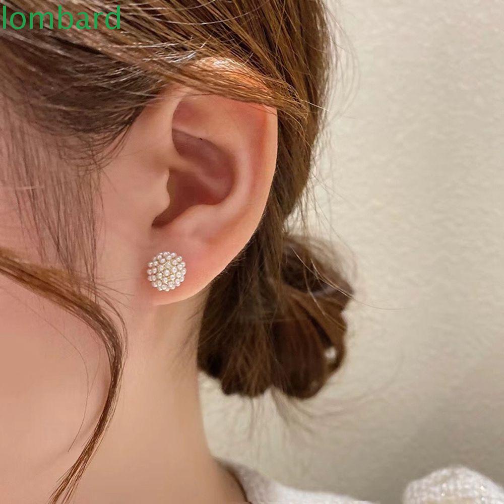 Khuyên Tai Hình Tròn Lớn Treo Sau Lưng Đơn Giản Cho Nữ