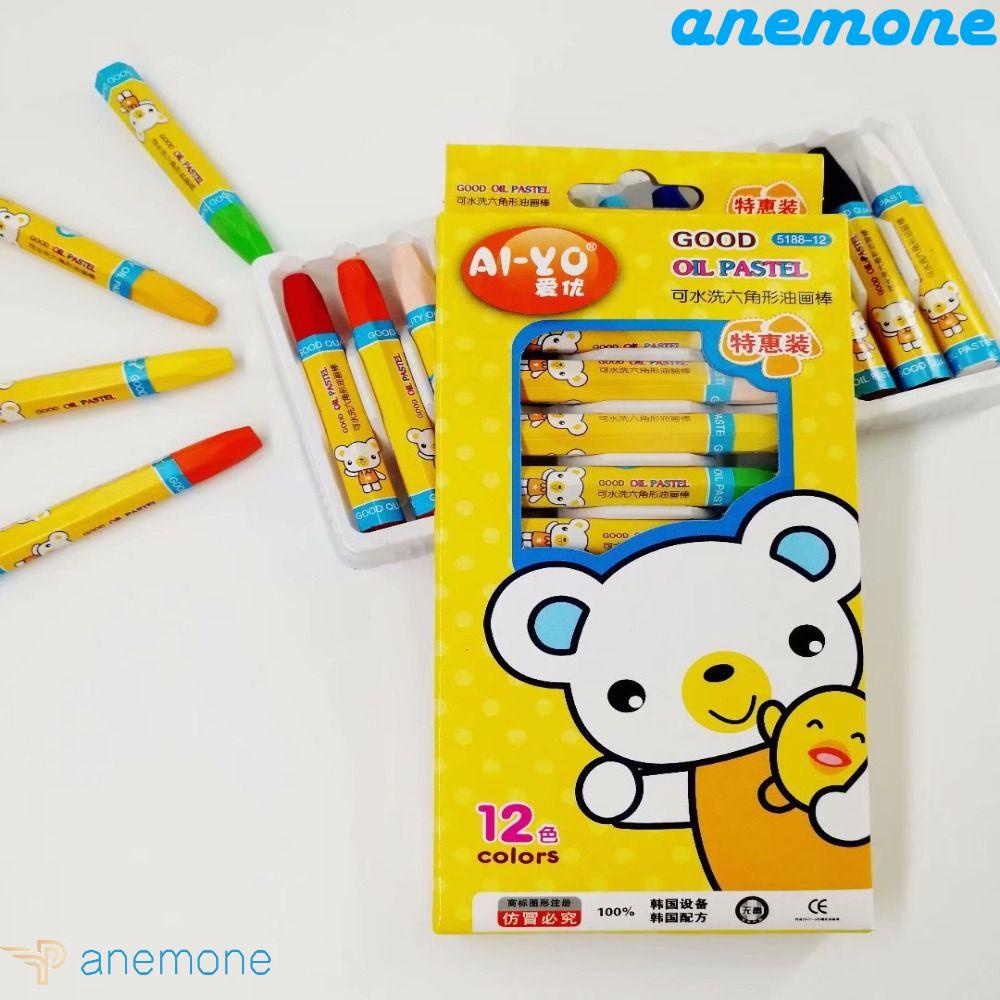 Bút Sáp Vẽ Tranh Sơn Dầu Nghệ Thuật Họa Tiết Hoạt Hình Dễ Thương Dành Cho Ba Mẹ Và Bé