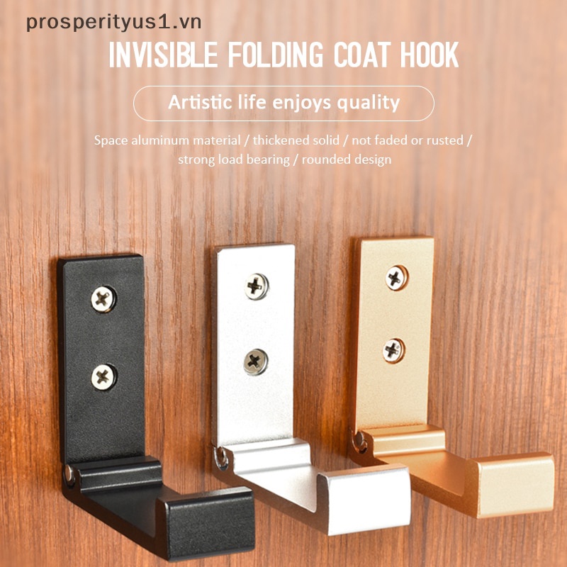 Móc Treo Tai Nghe Gắn Tường Bằng Hợp Kim Nhôm Gấp Gọn Kèm Ốc Vít prosperityus1 [prosperityus1]