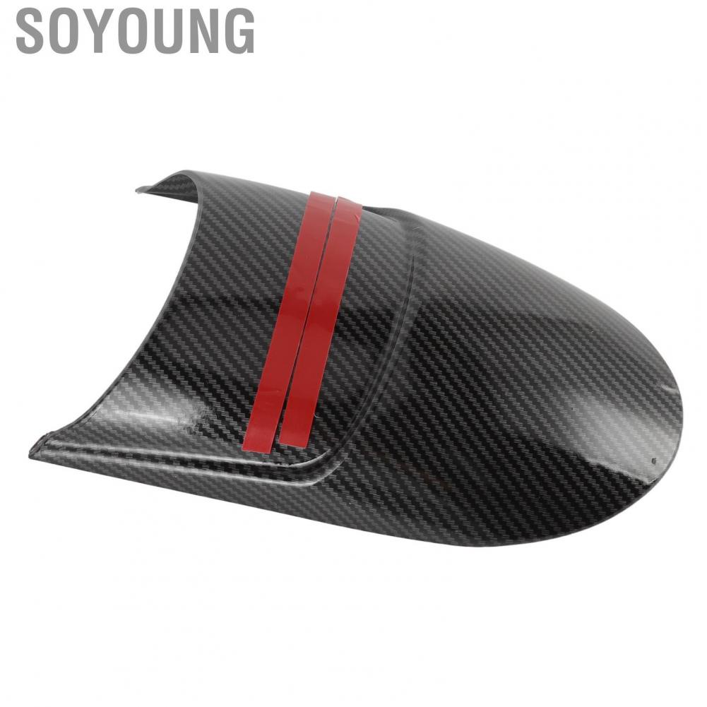 Soyoung Front Wheel Mudguard Extension  Front Mudguard Rear  Temperature Resistant Carbon Fiber Style  for Motorcycle