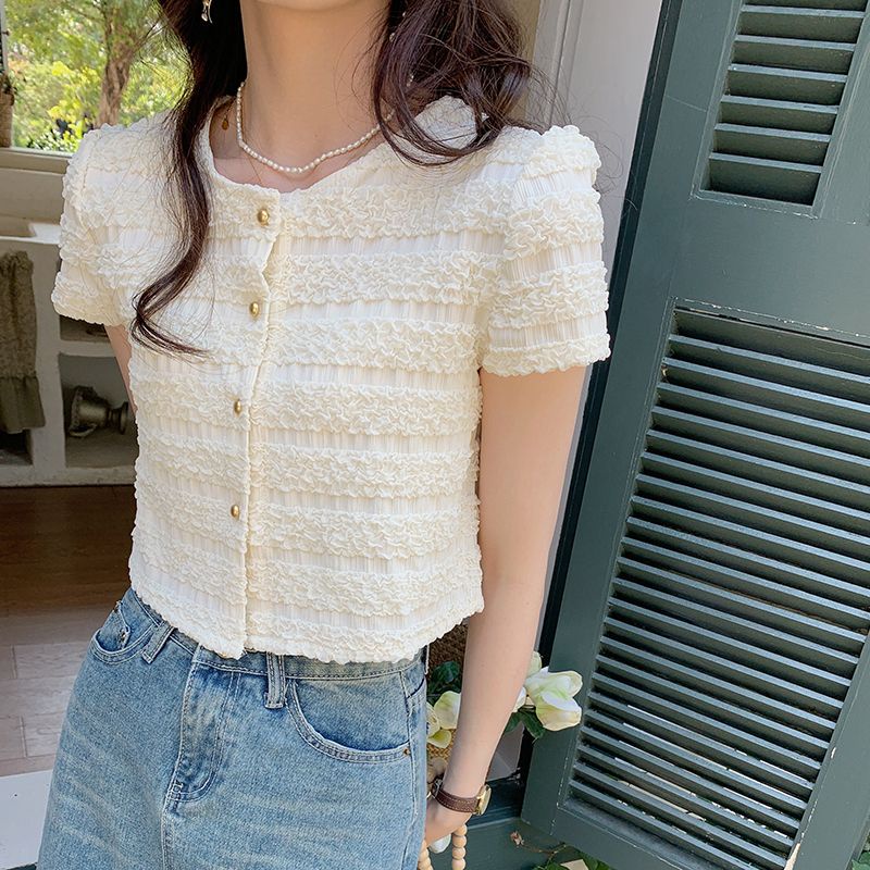 Áo Kiểu Tay Phồng Thời Trang Mùa Hè Cho Nữ