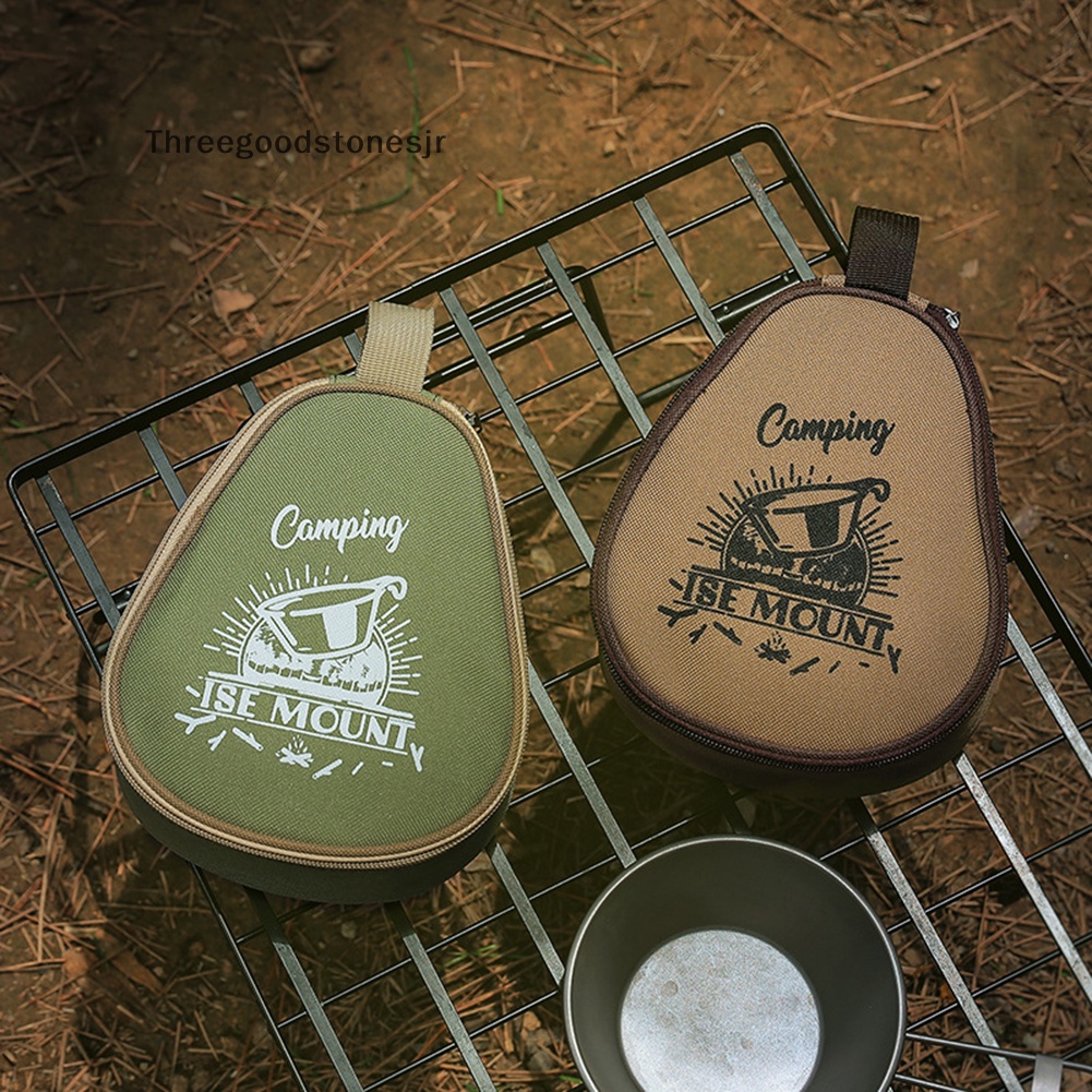 Túi Đựng Dao Nĩa / Cốc Nước Bằng Vải Oxford Chống Thấm Nước Tiện Dụng Mang Theo Du Lịch Cắm Trại